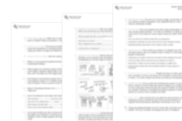Content cheatsheet